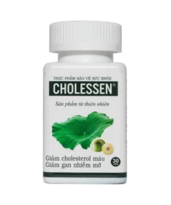 Viên uống Cholessen Decotra hỗ trợ giảm cholesterol máu, giảm gan nhiễm mỡ (30 viên)