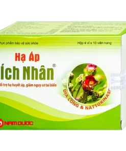 Viên uống Ích Nhân Nam Dược hỗ trợ hạ huyết áp, giảm nguy cơ tai biến (40 viên)