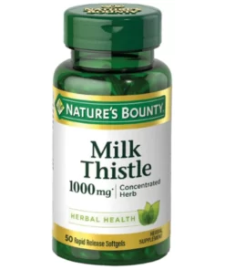 Viên uống Milk Thistle Nature's Bounty hỗ trợ tăng cường chức năng gan, bảo vệ gan (50 viên)
