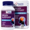 Viên uống Brain Support Pharma World cải thiện chứng suy giảm trí nhớ (60 viên)