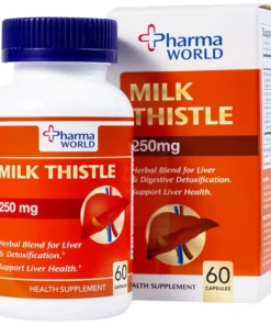 Viên uống Milk Thistle Pharma World hỗ trợ bảo vệ và tăng cường chức năng gan (60 viên)