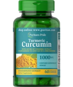 Viên uống Tinh bột nghệ Turmeric Curcumin 60v - Mỹ