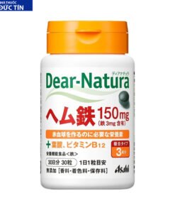Viên uống bổ sung Sắt và Acid Folic cho mẹ bầu Asahi Dear Natura 30 viên