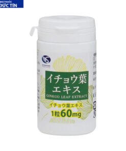 Viên uống bổ não chiết xuất lá bạch quả Shiratori Ginkgo Biloba Extract 60 viên