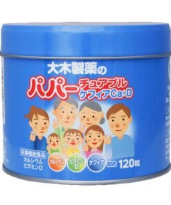 Viên nhai sữa chua hỗ trợ tiêu hóa Ohki Papa Kefir 120 viên