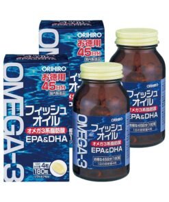 Combo 2 hộp viên uống bổ mắt Omega-3 Orihiro 180 viên