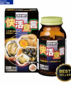 Tinh chất hàu tươi - tỏi - nghệ hỗ trợ tăng cường sinh lực nam Orihiro 180 viên