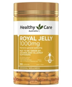 Sữa ong chúa Healthy care Royal jelly 1000mg 365v - úc