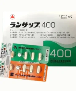 Thuốc đặc trị vi khuẩn HP dạ dày 400 Nhật Bản 7 vỉ - Nhật