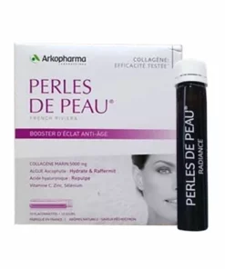 Nước uống Bổ sung Collagen đẹp da Arkopharma Perles De Peau 10 ống - Pháp