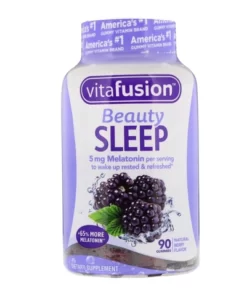 Kẹo dẻo ngủ ngon Vitafusion Beauty Sleep Gummies 90v - Mỹ