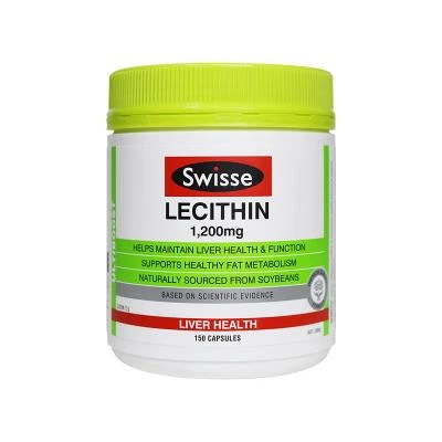 Tinh chất mầm đậu nành Lecithin Swisse 200mg 150v - Úc 1 Tinh chất mầm đậu nành Lecithin Swisse 200mg 150v - Úc