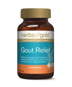 Viên uống hỗ trợ điều trị Gout Herbsofgold Gout Relief 60v - Úc