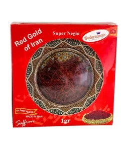 Nhụy Hoa Nghệ Tây Saffron Bahraman Hộp Vuông - Iran