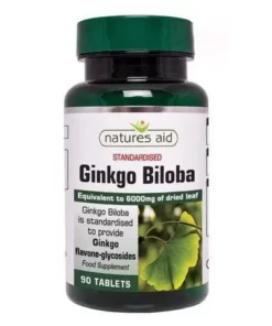 Thuốc bổ não Ginkgo Biloba Natures Aid 90v- Anh