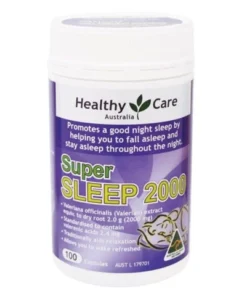Thuốc hỗ trợ giấc ngủ Heathy Care Super Sleep 2000mg 100v - Úc