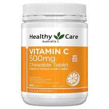 Viên uống bổ sung vitamin C Healthy Care 500mg - úc