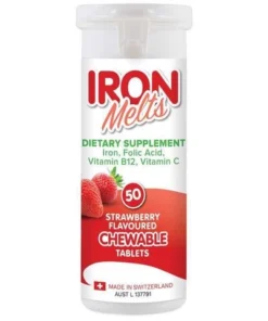 Sắt Iron melts vị dâu 50 viên - Úc