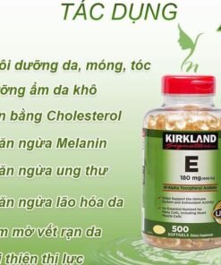 Viên uống vitamin e Kirkland Signature giúp đẹp da,tăng hệ miễn dịch hộp 500 viên 9 vitamine2
