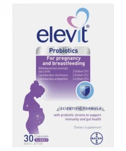 Men vi sinh cho bà bầu, bú Elevit 30v - Úc