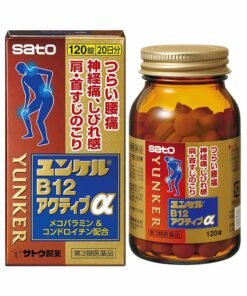 Viên uống bổ xương khớp Sato Yunker B12 Active α 120 viên