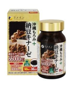 Viên uống hỗ trợ điều trị tai biến Fine Japan Okinawa Moromi Nattokinase 66000FU 90 viên