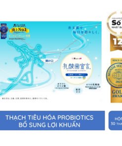 Thạch hỗ trợ tiêu hóa Aishitoto Probiotics Jelly (30 thanh)