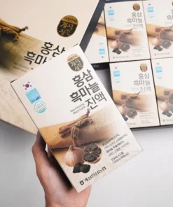 Nước hồng sâm tỏi đen cao cấp 70mlx 30 gói- Hàn