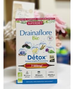 Alternative view of Nước uống thải độc chuyên sâu Superdiet Drainaflore Bio Detox (20x15ml) 300ml- Pháp