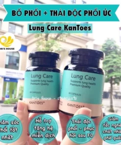 Viên uống bổ phổi, thải độc phổi Lung Care KanToes 60v - Úc