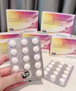 Viên ngậm trắng da Glutathion hộp 30v - Pháp