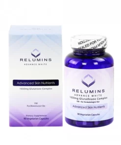 Viên uống trắng Relumins Advanace white 1650mg Glutathione Complex 90v- Mỹ