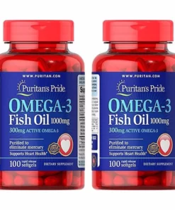 Viên uống dầu Cá Puritan’s Pride Omega-3 Fish Oil 1000mg (100 viên) - Mỹ