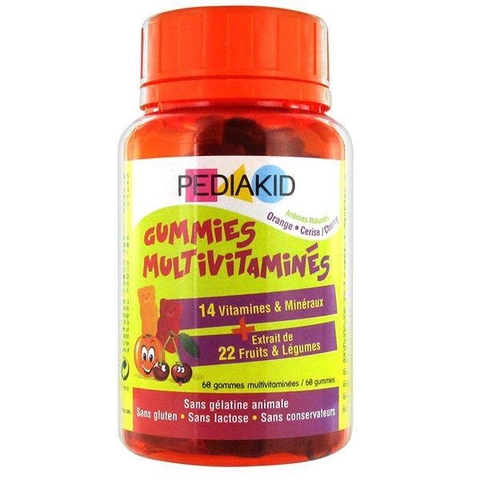 Kẹo dẻo vitamin Gommes PEDIAKID- Pháp 1 Kẹo dẻo vitamin Gommes PEDIAKID- Pháp