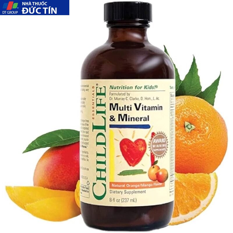 Multivitamin Mineral Childlife Cho Trẻ Từ 6 Tháng đến 12 Tuổi 14 muti4