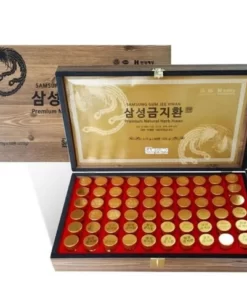 Viên an cung ngưu hoàng hoàn Samsung Gum Jee Hwan hộp gỗ 60v- Hàn