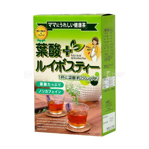 Trà cho mẹ bầu bổ sung Folic Acud & Rooibos - Nhật 1 Trà cho mẹ bầu bổ sung Folic Acud & Rooibos - Nhật