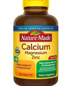 Viên Uống Nature Made Calcium Magnesium Zinc With Vitamin D3, 100 viên