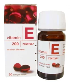 Viên uống bổ sung Vitamin E Đỏ 200mg - Nga (mẫu mới)