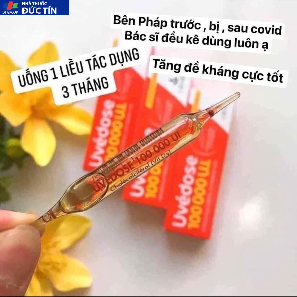 Vitamin D3 Uvedose liều cao 100000 UI-1 liều cho 3 tháng 24 vitamind5