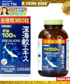 Viên Uống Sụn Vi Cá Mập Orihiro Squalene 360 viên Nhật Bản