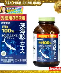 Alternative view of Viên Uống Sụn Vi Cá Mập Orihiro Squalene 360 viên Nhật Bản