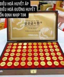 Alternative view of An Cung Ngưu Hoàng Hoàn Samsung Hàn Quốc, Hộp Gỗ 60 Viên, Giúp Bổ Não Và Ngăn Ngừa Tai Biến Đột Quỵ
