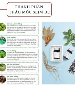 Giảm Cân SLIM BE của BEALIVE Chính Hãng SLimBe Giúp Giảm Cân An Toàn chính hãng 8 a4