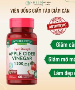 Alternative view of Viên uống giấm táo giảm cân, giảm mỡ toàn thân Nature's Truth Apple Cider Vinegar