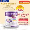 Sữa Dinh Dưỡng Nutri Diabet Gold Dành Cho Người Tiểu Đường - Sữa Nutri Ổn Định Đường Huyết, Ngừa Biến Chứng Tiểu Đường