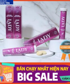 Viên Sủi Nở Ngực LADY [Chính Hãng] Chuyên tăng kích thước vòng 1 hiệu quả tăng size săn chắc vòng 1 căng tròn