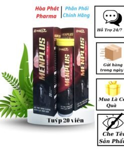Alternative view of Viên sủi tăng cường s.inh lý nam MenPlus - giúp tăng cường và cải thiện s.inh lý tuýp 20 viên