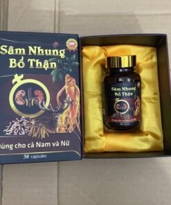 Alternative view of Sâm nhung bổ thận hộp gỗ (lọ 60 viên)