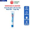 Kem bôi giảm nấm âm đạo Empecid 1% Bayer Nhật Bản - Tuýp 10g